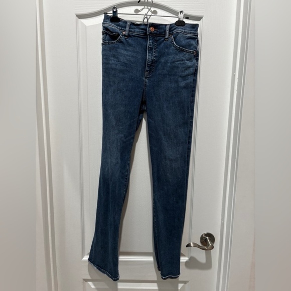Express Straight Leg Jeans in Dark Indigo